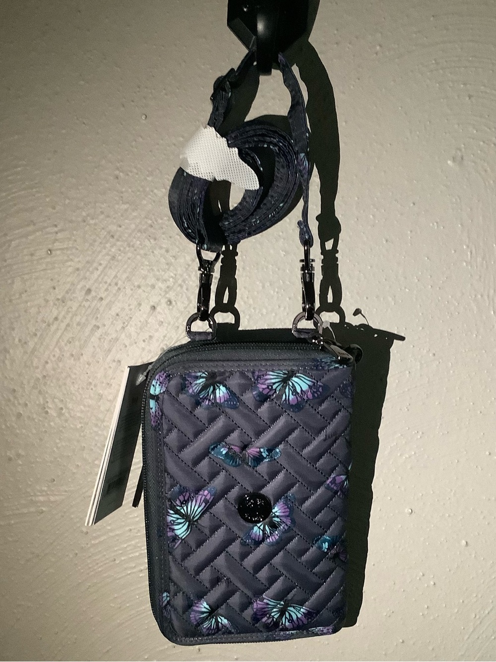 NWT lug Quickstep Convertible Crossbody Quilted Butterfly